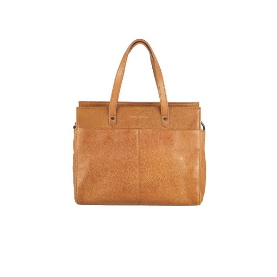 STELLA LIGHT TAN - Midi Handtasche